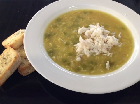 Fiske/karry suppe med ris og bler fra Madskriblerier
