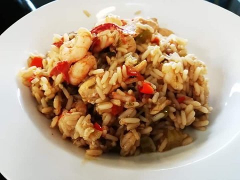 Jambalaya fra Madskriblerier i Lisa's Kkken