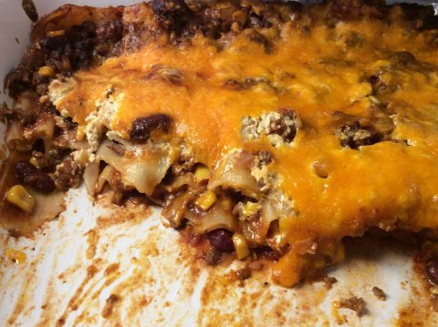 Mexicansk Lasagne fra madskriblerier i Lisas Kkken