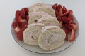 Roulade med jordbrmousse